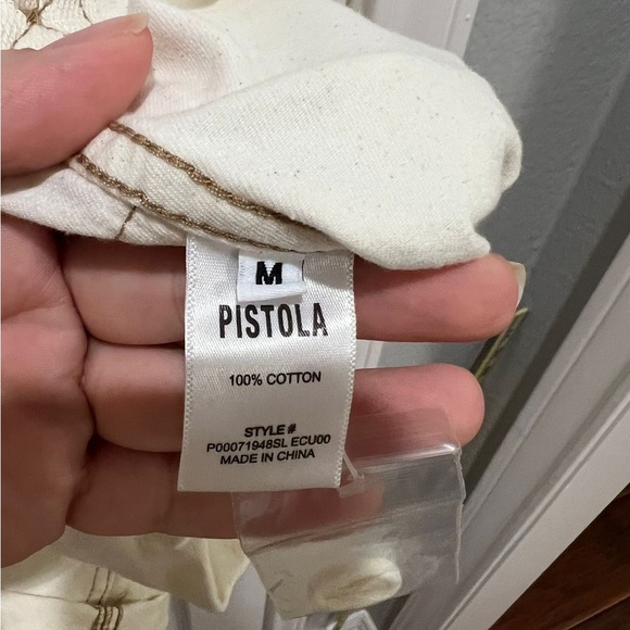 NWT Pistola White / Beige Parker Romper - Picture 4 of 8